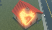 Fire physics burning
